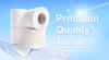 Gplus Premium Toilet Tissue Paper Rolls | 4-Pack | 2-Ply Ultra Soft, Highly Absorbent Bathroom Tissue | Extra Heavy 100g Rolls | Strong, Durable & Gentle for Everyday Use view 4