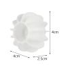 4xSilicone Dryer Ball Cleaning Tool Mini Compact Reusable Soft Fabric Softener White S view 4