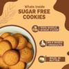 Sugar Free Cookies 280g | Aata Biscuits Made with Butter | No Palm Oil, Margarine and Food Colors | Healthy & Delicious Snack Made with Whole Wheat | High Protein and High Fiber view 4