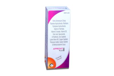AP PRO BITE Approvite Plus Multivitamin and Multi-mineral Syrup | Complete Vitamin B Complex with Methylcobalamin for Daily Nutritional Supplementation | Balanced Diet with Essential Nutrients - 200ML