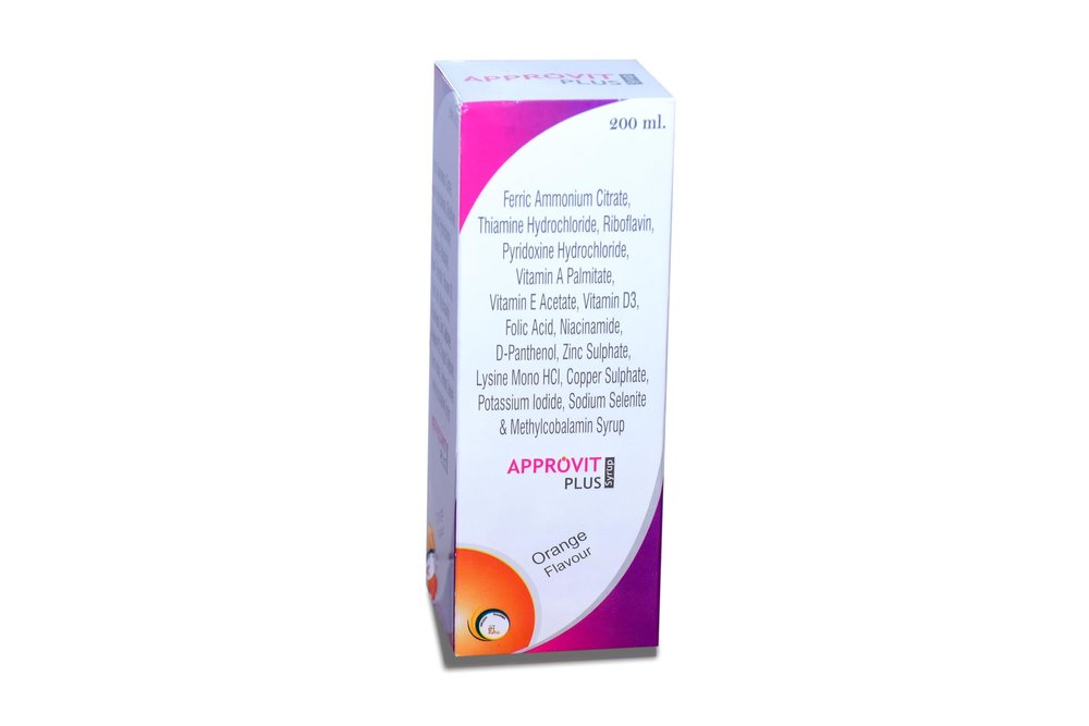 AP PRO BITE Approvite Plus Multivitamin and Multi-mineral Syrup | Complete Vitamin B Complex with Methylcobalamin for Daily Nutritional Supplementation | Balanced Diet with Essential Nutrients - 200ML