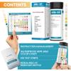 HANNEA 100-Count Urinalysis Strips, Quick UTIs Urine Test Dipsticks, 10-Parameter Urine Test Strips, Self Monitoring Uti Test Strips for Possible UTIs, Diabetes, Electrolyte Imbalance, Etc view 2
