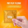 Bigfun Mixed Fruits Flavoured Condoms | Dotted, Ribbed & Contoured for Higher Pleasure | Natural Rubber Latex | Lubricated for Excitement & Satisfaction | Fun Fruity Flavour Pack of 3 - Total 30 Pcs view 3