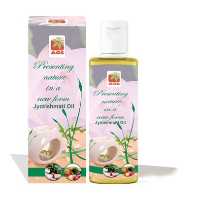 AOS Products 100% Pure and Natural Jyotishmati/Malkangani Oil (Celastrus paniculatus) Natural Therapeutic Grade Cold Pressed 500ml for Face, Skin, Body and Massage