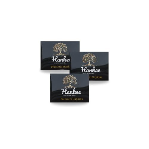 Hankee Premium Napkins, Black Box Tissue Paper, Better for Your Choice