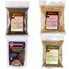 Ikkivam Diabetic Combo of Baija Jowar & Ragi flakes (Pack of 3, 250g Each) & Black Kavuni Rice Porridge Mix with Spices 100g | Organic Finger Millet Ragi Flakes, Miracle Millet | Healthy Breakfast Cereal for Adults & Children | Gluten-Free | Choleste view 1