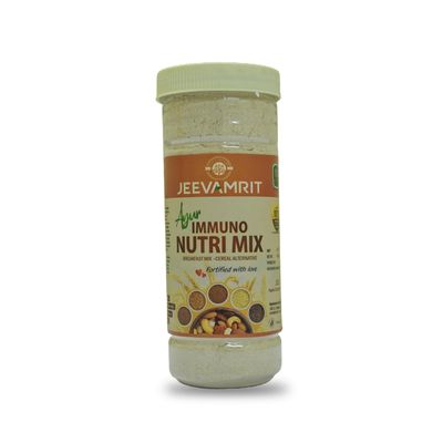 Jeevamrit Ayur Immuno Nutri Mix | Healthy Breakfast Mix & Cereal Alternative | 400g