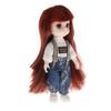 Fashion My Day 2xNew 16cm BJD Doll 13 Ball Jointed Girl Eyes Face Makeup Wig Clothes Full Set Style6 | Modern | Clothes & Accessories | Dolls view 4