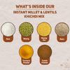 BURPEASE Instant Khichdi Mix for Babies  Millet & Lentils | 100% Natural | No Sugar, Salt, or Preservatives | 400g | For (6 Months & Above) (PACK OF 1) view 3