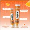 AgeX Vitamin C+Zinc Effervescent Tablets | Natural Amla Extract 1000mg + Vit C 80mg + Zinc 10mg | Immunity Booster for Skin, Hair & Nails | Supports Collagen Production |Orange Flavour | Sugar-Free | 80 Effervescent Tablets (Pack of 4) view 4
