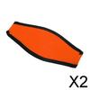 CALANDIS 2xScuba Diving Snorkel Mask Neoprene Cover Padded Protection Strap Orange | Masks view 2