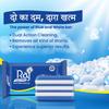 Raj Super White Blue and White Laundry Bar - 3 kg (Pack of 150g x 20pcs,) |   ,   | Powerful Dual-Action Cleaning for All Fabrics view 2