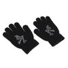 CALANDIS 2xGirls Women Kids Ice Skating Gloves Magic Stretch Glove Black S | Skating Dresses-Girls view 1