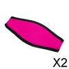 CALANDIS 2xScuba Diving Snorkel Mask Neoprene Cover Padded Protection Strap Rose Red | Masks view 2