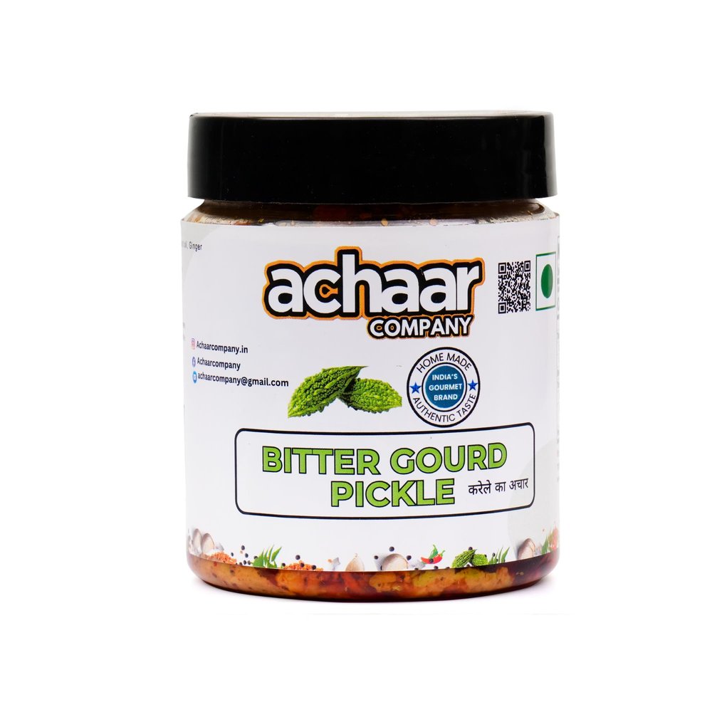 Achaar Company Bitter Gourd Pickle | Spicy Indian Achar | No Artificial Preservative | Pack of 1, 200 g