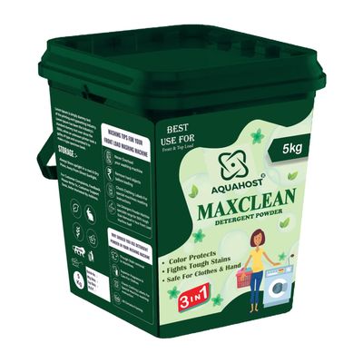 Detergent Powder 5 kg, Non-Toxic, Suitable for Top Load and Front Load Washing Machines
