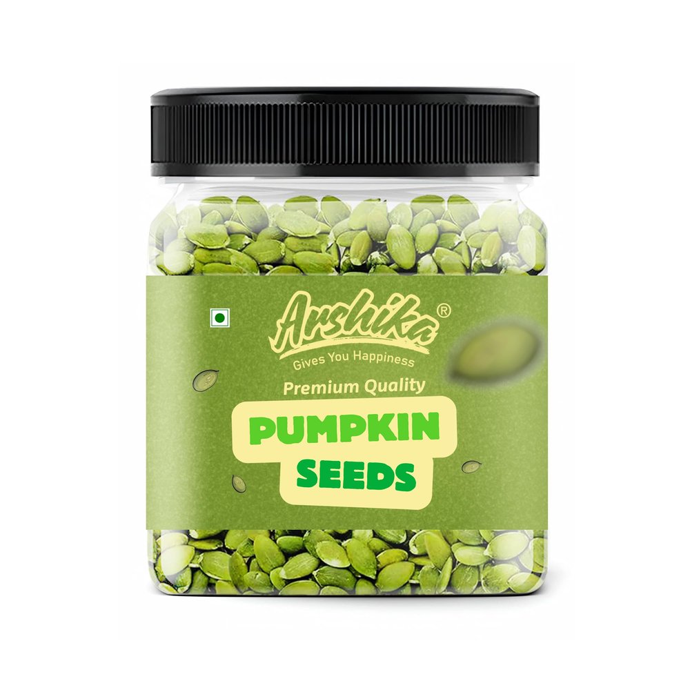 Arshika Pumpkin Seeds Grade Seeds for Eating | Protein Rich Seeds | Healthy Diet Snacks | Rich in Protein (600g)