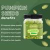 Arshika Pumpkin Seeds Grade Seeds for Eating | Protein Rich Seeds | Healthy Diet Snacks | Rich in Protein (600g) view 3