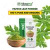 NeutraVed Papaya Leaf Powder I Supports Healthy Blood Platelets & Digestion I Herbal Supplement for Normal Blood Sugar Levels Natural and Pure Carica Leaves for Skin Face Pack & Eating - 100g view 2