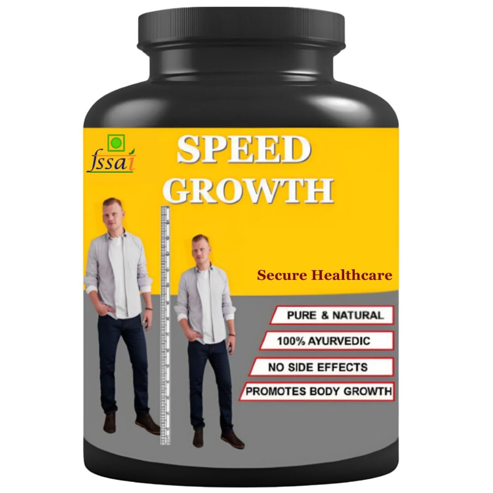 Speed Growth Ayurvedic Height Increase Medicine For Men & Women (30 Capsules) Pack 1