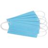 Disposable Face Masks, Light Blue, 3-Ply with Elastic Ear Loops, Pack of 6 view 1