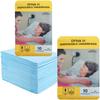 LUREME Dyna 60X90 Incontinence Underpad Sheet Extra Large Size for Newborn, Baby, Kids, Adults, Elderly Patients. Superior Absorbency, Leak Proof with Diamond Surface Lock Under Pads (1 Pack of 10) view 1