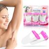 ELEGANT EMPORIUM Shave Body Women's Razors, Single-Edge Stainless Steel Blade, Platinum-Coated, 6 Pieces, Pink view 1