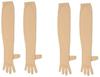JusAwesm Gr Women & Men Cotton Full Hand Gloves For Biking And Driving Dust, Pollution Glove Riding Gloves (Beige) view 1