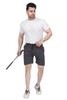 Men's Athletic Drawstring Shorts, Casual Cotton Blend (in, Alpha, 3XL, Regular, Grey) view 3
