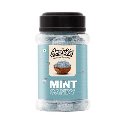 Arshika 100% Orginic Mint Candy | Mint Flavoured Sweet and Sour Sugar Candies for Kids | (400g)