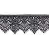 CALANDIS 4x3 Yard 19cm Wide Black Eyelash Lace Trim DIY Sewing Applique | Trims | Embellishments & Finishes | Sewing view 1