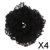 CALANDIS 4x5 Yards Ribbon Floral Elastic Lace Trim Handcraft Accessories Black | Trims | Embellishments & Finishes | Sewing view 2