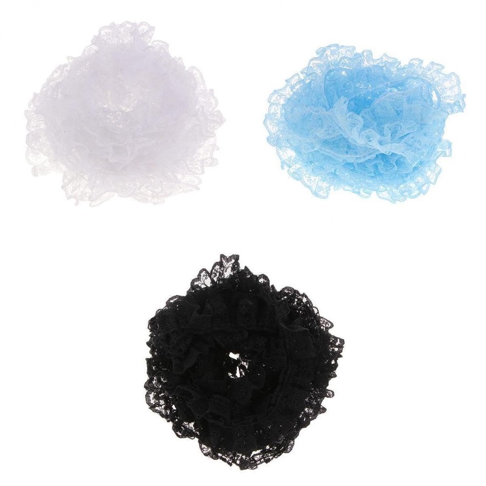 CALANDIS Flower Lace Ribbon Embroidered Sewing Clothes Skirt Decoration Accessories Black White Blue | Trims | Embellishments & Finishes | Sewing