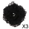 CALANDIS 3x5 Yards Ribbon Floral Elastic Lace Trim Handcraft Accessories Black | Trims | Embellishments & Finishes | Sewing view 2