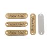 CALANDIS 2x20pcs Retro Synthetic PU Leather Tag DIY Handmade Sew Label Patches Gold | Trims | Embellishments & Finishes | Sewing view 4