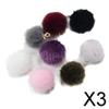 CALANDIS 3x8 Pieces Color Pom Pom Ball Charms with Ring for Jewelry Making | Trims | Embellishments & Finishes | Sewing view 2