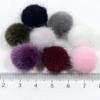 CALANDIS 3x8 Pieces Color Pom Pom Ball Charms with Ring for Jewelry Making | Trims | Embellishments & Finishes | Sewing view 3