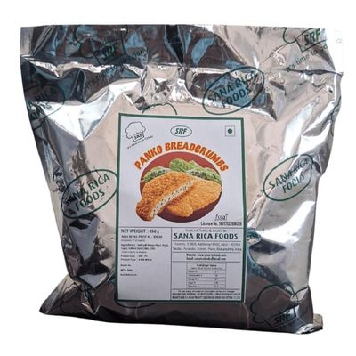 4mm White Panko Breadcrumbs, 850gms by SRF (India's Largest Manufacturer of Panko Breadcrumbs)