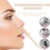 ATOOZED Portable Manual Nose Trimmer for Man Painless Nose Hair Trimmer Manual Nose Hair Remover 360-degree Rotating Double Head Ear Cleaner and Cutter Nose Trimmer Not Electric 2pcs view 3