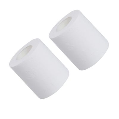 CALANDIS 2pcs Home Hotel 4 Ply Bathroom Toilet Paper Bulk Roll Wood Pulp Bath Tissue | Toilet Paper | Paper Products | Household Supplies & Cleaning