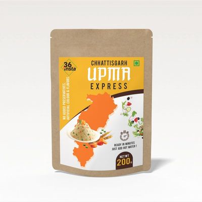 36 Insta Instant Upma Mix  Quick & Tasty South Indian Breakfast, Ready in Minutes