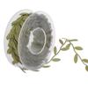 CALANDIS 3x15m Leaves Ribbon Trim Wreath for Wedding Wall Crafts Party Decor Green | Trims | Embellishments & Finishes | Sewing view 3