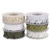 CALANDIS 3x15m Leaves Ribbon Trim Wreath for Wedding Wall Crafts Party Decor Green | Trims | Embellishments & Finishes | Sewing view 4