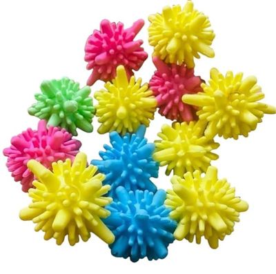 JENSIENT Silicone Washer Balls,Reusable Tangle-Free Eco-Friendly Laundry Scrubbing Balls,Solid Colorful Laundry Washing Balls Enhance Your Machine Cleaning Power 12 Pcs