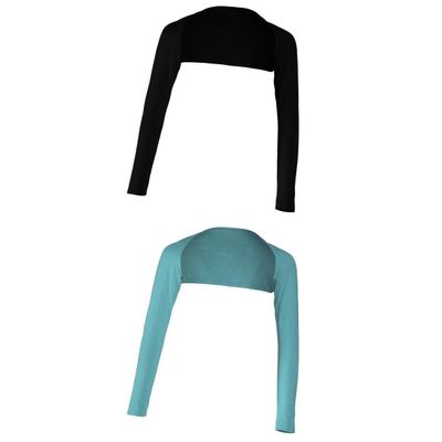 Enakshi 2pcs Muslim Islamic Full Arm Cover Women Ramadan Elastic Shrug Light Blue Black|Clothing, Shoes & Accessories | Cultural & Ethnic Clothing | Middle East