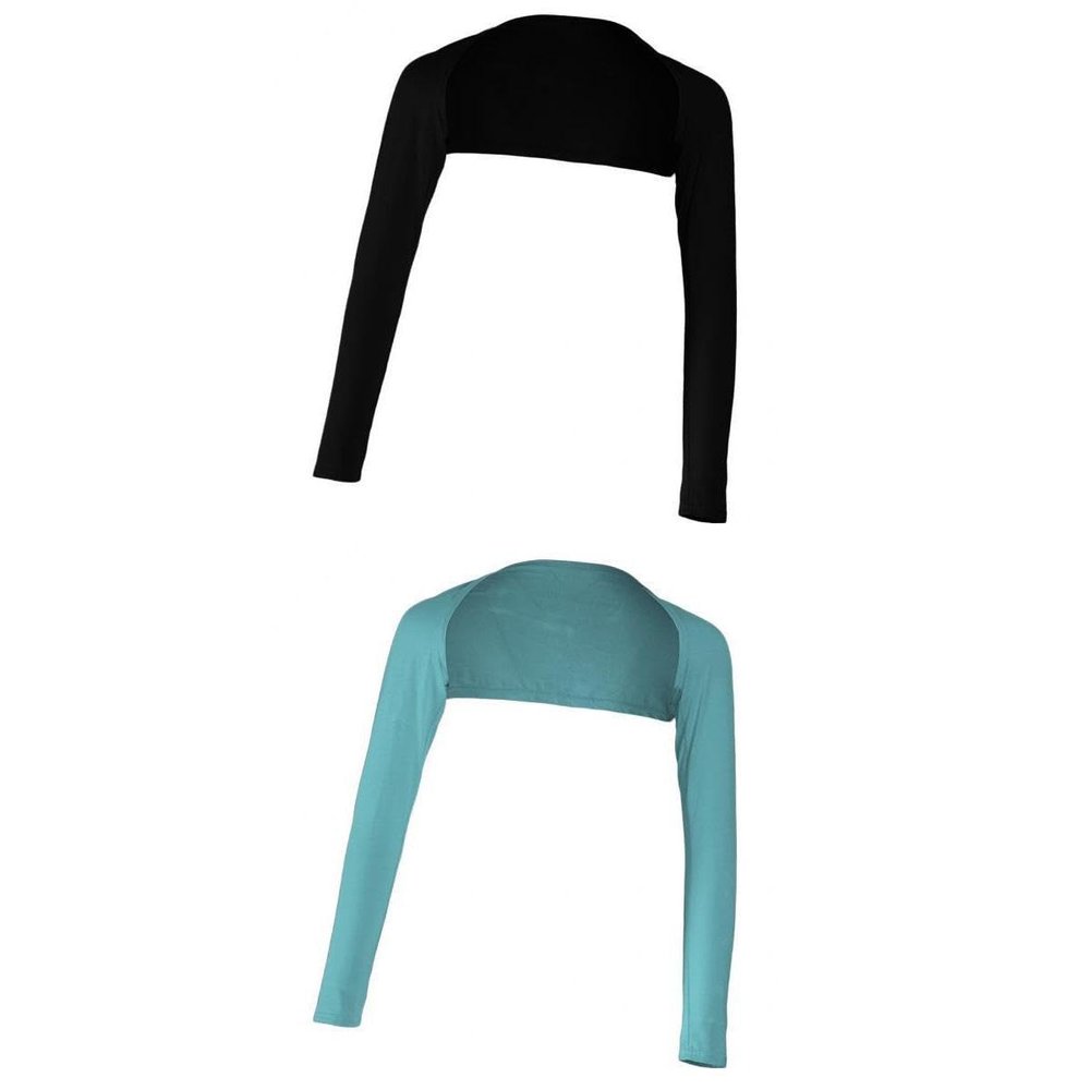 Enakshi 2pcs Muslim Islamic Full Arm Cover Women Ramadan Elastic Shrug Light Blue Black|Clothing, Shoes & Accessories | Cultural & Ethnic Clothing | Middle East