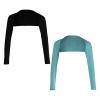 Enakshi 2pcs Muslim Islamic Full Arm Cover Women Ramadan Elastic Shrug Light Blue Black|Clothing, Shoes & Accessories | Cultural & Ethnic Clothing | Middle East view 4