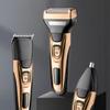 Drumstone (  + - ) 3-in-1 Rechargeable Electric Shaver: Reciprocating, 3D Floating Head, LED Display, Waterproof, USB, Fast & Clean Shave for Beard, Face, Body view 3
