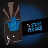 5 Gum Peppermint Cobalt Sugarfree Chewing Gum, 15 Stick Pack Box (Imported) view 4