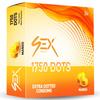4EX Condoms for Men (Pack of 5) | 1750 Extra Dotted | Mango Flavour | Extra Lubricated | Electronically Tested | Latex Condom (3 Condoms Per Pack) view 2